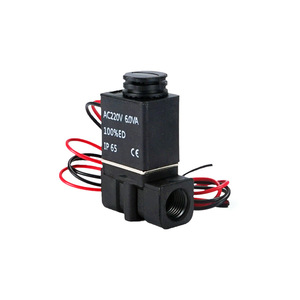 วาล์วน้ำพลาสติก NGS นิวเมติก2P025 08 06 Dc24V สองพอร์ตสองตำแหน่ง - Product Image 2
