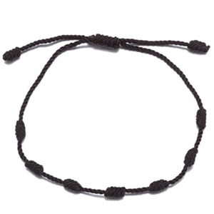 Best Selling Wholesale <strong>Red</strong> Rope 7 Knot Lucky <strong>Red</strong> String <strong>Bracelet</strong> Simple Handmade Adjustable for Couples Fashion Thread <strong>Bracelets</strong> - Product Image 2