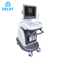 Système d'échographie 4D OSCAT KR-S60 pour équipement vétérinaire, chariot médical, Doppler couleur, écran tactile, échographe durable