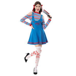 チャッキードレス衣装大人女の子女性用ファンシードレスハロウィーンカーニバルコスチュームコスプレ漫画ポリエステル - Product Image 4