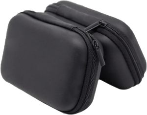 Waterproof Small Headphone Earbud Carrying Storage Pouch <b>Black</b> Eva <b>Mini</b> Earphone Charging Case With Zipper Custom Logo - Product Image 3