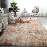 Tapis personnalisés pour le salon Tapis de sol moelleux décoratif pour la maison Tapis Tie Dyed Tapis gris clair Shopping en ligne