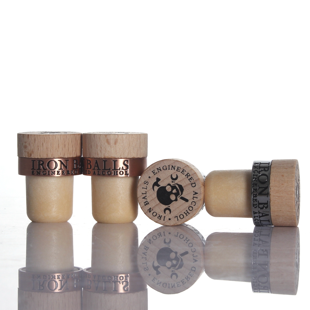 Тисненый логотип деревянный цинковый сплав Топ Т-образная алкоголь Текила водка Радиоуправляемый вертолет gin стеклянная бутылка синтетическая верхняя панель фиксаторы уход за кожей лица маска ликерная Бутылочная крышка