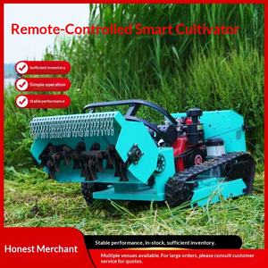 Machine télécommandée sur chenilles pour le désherbage, le broyage, l'entretien des espaces verts municipaux, des parcs et des pelouses, et la taille des arbres - Product Image 1