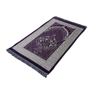 Tapis <span class=keywords><strong>de</strong></span> prière musulman avec sac Tissage musulman Sajadah Travel Macchinari Preghiera Polyester Abstract Square Adultes Lavable Low Pile - Product Image 3