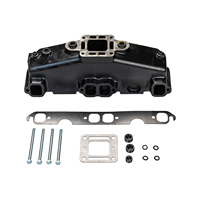 Colector de escape para motor marino Mercruiser V8 Small Block, piezas de motor marino XME 7114 V8 5.0L 5.7L