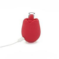 Wosilicone Rose Shaped Zunge lecken Vibrator Frauen Klitoris Nippel Stimulation Massage gerät Mädchen Masturbation Sexspielzeug