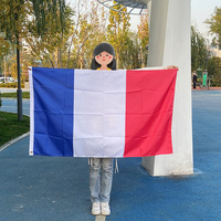 Drapeau personnalisé avec impression de Logo, drapeau français, livraison rapide, 3X5, 48h, vente en gros