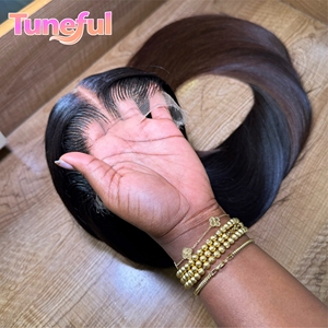 <span class=keywords><strong>Parrucche</strong></span> in <span class=keywords><strong>Capelli</strong></span> Umani <span class=keywords><strong>Veri</strong></span> HD con Pizzo Trasparente, Super Double Drawn, <span class=keywords><strong>Capelli</strong></span> Lisci Vietnamiti, Frontale in Pizzo SDD - Product Image 5