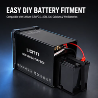 Kit de boîtier de batterie au lithium 24V 300Ah LiFePO4 200Ah 12V avec protection, pour stockage solaire domestique et onduleur, boîtier métallique