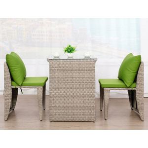 Table et chaise d'extérieur Combinaison moderne simple jardin extérieur terrasse loisirs meubles en rotin balcon chaise en rotin - Product Image 5