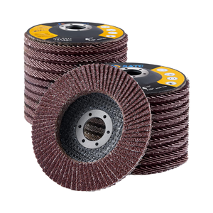 Disques à lamelles en oxyde d'aluminium SATC US en stock local, lot de 20, 4,5x7/8 pouces, grains 40/60/80/120, meuleuses, roues de ponçage, livraison gratuite aux États-Unis - Product Image 1