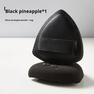 Esponja de maquillaje negra con forma de piña, base líquida, especial para maquillaje, sin polvo, súper suave, tipo malvavisco. - Product Image 3