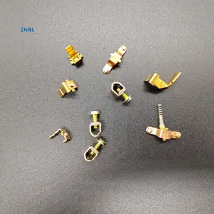 Saudi Arabia 2gang Power Socket Brass Part Electrical Power Wall Light Switch Inner Brass Metal Part Parts Of Switch And Socket