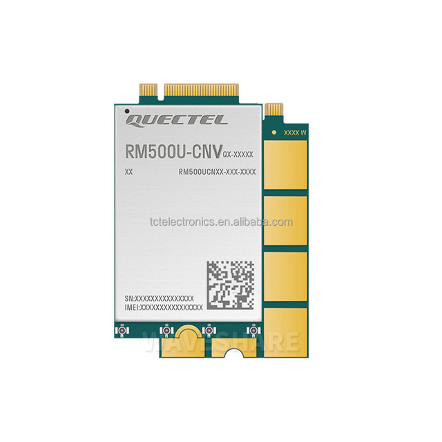 QUECTEL Mobile RM50x Series 5G Module RM500U-CNV M.2 Package 5G Sub-6GHz Ethernet Module DFOTA/VoLTE 3.3V-4.4V Supply Voltage