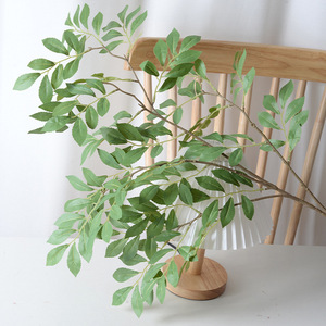 Flores Artificiales Decorativas Hechas a Mano, Hojas de <span class=keywords><strong>Olmo</strong></span> de Seda Dorada, Decoración Interior para Navidad, Día de la Madre, Regreso a Clases, Modernas y Duraderas - Product Image 4