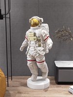 Sculpture d'astronaute en résine européenne grandeur nature de 1 m de haut, pièce maîtresse pour vitrine de magasin