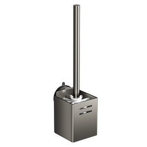 Support mural rectangulaire pour brosse de toilette, couleur gris anthracite, minimaliste, facile à nettoyer, outil de nettoyage pour salle de bain - Product Image 5