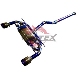 Échappement Catback en alliage de titane de haute qualité Vortex avec finition polie miroir et soudure en écailles de poisson pour Subaru BRZ GT86 - Product Image 4