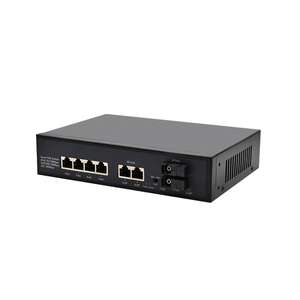Oem ODM nhanh Ethernet 4 cổng 10/100Mbps + 2 100BASE-FX SC sợi cổng PoE chuyển đổi với cơ quan giám sát Chức năng Mạng Thiết bị chuyển mạch - Product Image 4