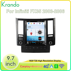 Navegación de coche Tesla de 9,7 pulgadas para Infiniti <span class=keywords><strong>FX</strong></span> FX35 FX45 2003-2006 unidad principal Android Radio GPS Multimedia DVD estéreo CarPlay DSP 4G - Product Image 3