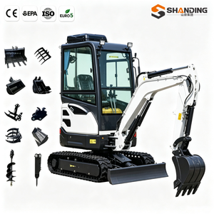 จัดส่งฟรี SHANDING รถขุดขนาดเล็ก 3 ตัน คุณภาพสูง กระบอกไฮดรอลิก Eaton ได้รับการรับรองมาตรฐาน CE EPA จากจีน รับประกัน 1 ปี - Product Image 2