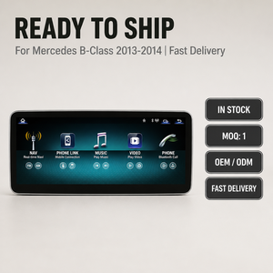 <span class=keywords><strong>Lenyo</strong></span> pour Mercedes Benz Classe C 2013-2014 Classe NTG4.5 12.3 pouces Système Linux Autoradio Lecteur multimédia CarPlay sans fil - Product Image 6