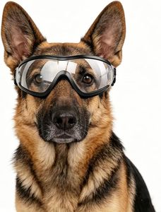 Lunettes de protection transparentes pour chiens de grande race, lunettes de soleil anti-UV pour chiens de taille moyenne à grande - Product Image 1