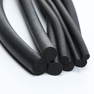 CS kabinet listrik Strip segel lemari perekat lis busa setengah karet bundar Gasket untuk lemari - Product Image 4