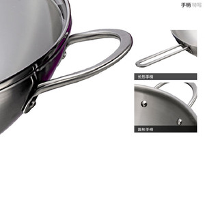 กระทะจีน Zwilling Twin Nova III ขนาด 30 ซม. ทำจากสแตนเลส ไม่เป็นสนิม เหมาะสำหรับผัดอาหาร - Product Image 3