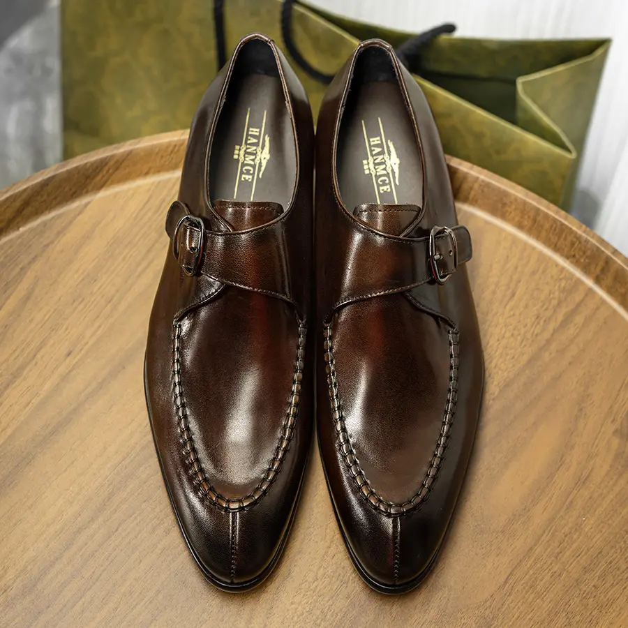 Italian Classic Genuine Leather Shoes Men Office Formal Shoes Men's Dress Shoes & Oxford for Men