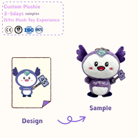 Porte-clés en peluche personnalisé OEM UKCA, breloque en peluche de dessin animé sur mesure