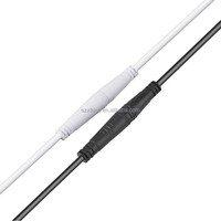 Conector de Alimentación USB M8 Impermeable, Enchufe Macho/Hembra de 4 Pines, Contactos de Cobre, Clasificación IP67, 300V 3-5A, para Uso Automotriz y de Aviación