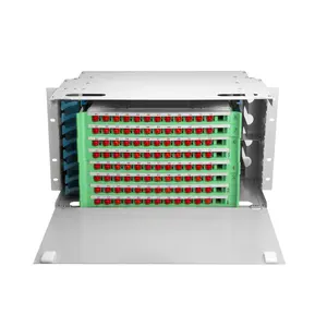 96 Core Rack Mount Odf Full Load 96 Port Fiber ODF Optical Distribution Frame