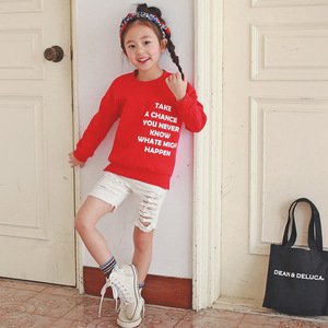 New Goods Children's Oversized Drop Shoulder No Drawstring Hooie Sweatshirt - Product Image 3