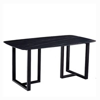 (SP-RT052) Moderne de haute qualité noir base et tables basses en bois haut salle à manger meubles