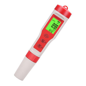 OEM ODM Stylo testeur de pureté de l'eau numérique 4-en-1 avec grand écran LCD pour TDS, EC, PH et température, pour piscine et eau potable - Product Image 1