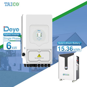 Bestseller 6KW 6000W Hybride Omvormer Zuivere Sinusgolf Enfase Zonne-omvormer 48V 220V/230V Parallel Functie Zonne-omvormer - Product Image 1