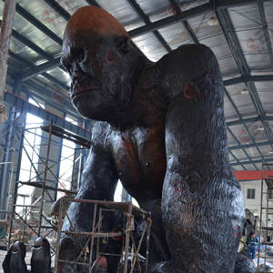 Animale artificiale modello Animatronic di scimpanzé fatto a mano di alta qualità per <span class=keywords><strong>Zoo</strong></span> e museo della natura - Product Image 3