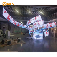 Mulinsen 240*120mm Irrégulier Flexible LED Écran Panneau Colonne Cylindre Courbe LED Affichage pour Centre Commercial