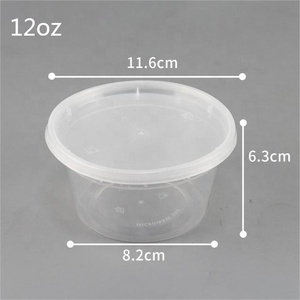 Vaso <span class=keywords><strong>de</strong></span> Plástico Transparente Ecológico <span class=keywords><strong>con</strong></span> Tapa Antiderrames para Salsas, Material PP, Estilo <span class=keywords><strong>de</strong></span> Pared Simple - Product Image 2