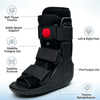 Botte de marche gonflable ergonomique légère TP Air Ankle Walker avec doublure amovible et semelle antidérapante en TPR pour la rééducation des fractures et entorses de la cheville