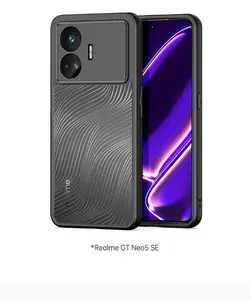 Realme GT Neo 5SE एंटी-स्लिप मोबाइल फोन एक्सेसरीज के लिए फ्रॉस्टेड प्रोटेक्टिव कवर पारदर्शी लक्ज़री 11/11pro/11pro प्लस 10 पीस
