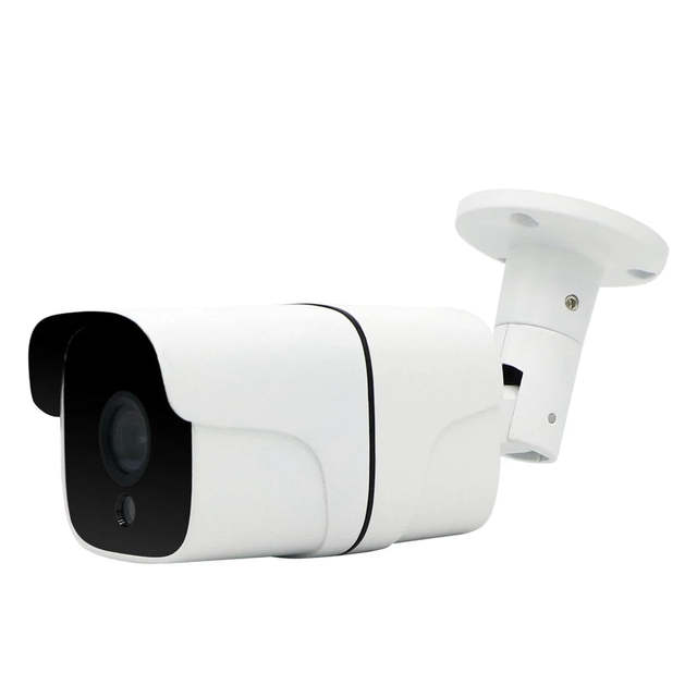 1080P AHD Copper Waterproof Security Camera Outdoor White with BNC & DC Power 15M IR Night Vision Motion Detection Door Phone