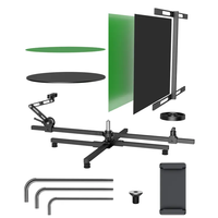 Vente en gros de cabine photo panoramique 360°, accessoires de studio photo en métal pour la vidéo commerciale, la présentation de produits, la numérisation 3D