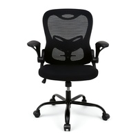 Chaise de bureau de luxe moderne en tissu maillé, confortable, ergonomique, pivotante, pour ordinateur, vente en gros, accessoires inclus
