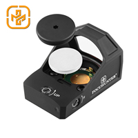 Focuhunter Optics 1x27mm Viseur Télescopique à Grande Fenêtre, Point Rouge de Chasse avec Fonction Shake Awake, Étanchéité IPX7, Rail de 20mm