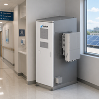 Système de stockage d'énergie solaire 90KWH 108KWH 216KWH Système d'énergie solaire hybride pour l'alimentation de secours en cas d'urgence