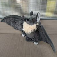 Boneka Plush Kelelawar Gaya Baru Megan Promotional, Dekorasi Halloween, Hadiah, Super Lembut, Grosir