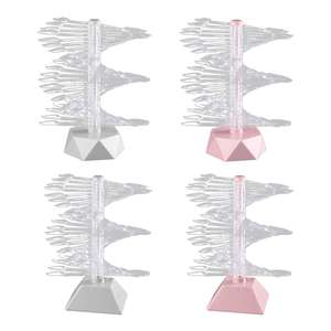 60 Uds. Paleta <span class=keywords><strong>de</strong></span> tabla <span class=keywords><strong>de</strong></span> colores <span class=keywords><strong>de</strong></span> puntas <span class=keywords><strong>de</strong></span> uñas <span class=keywords><strong>de</strong></span> práctica <span class=keywords><strong>de</strong></span> exhibición <span class=keywords><strong>de</strong></span> esmalte <span class=keywords><strong>de</strong></span> uñas Natural transparente con soporte blanco negro Rosa verde gris - Product Image 6